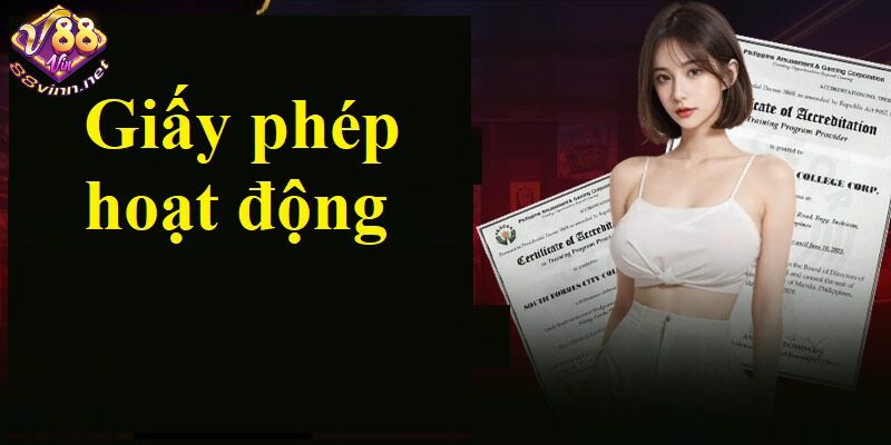 Giới thiệu sơ lược về giấy phép hoạt động 88VIN